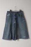 画像1: Jeanie Blue ジーニーブルー Baggy Half Denim{-BES} (1)