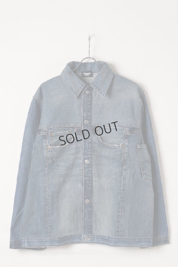 画像1: {SOLD}Jeanie Blue ジーニーブルー Standard Jacket／XLサイズ-A{-BEA} (1)