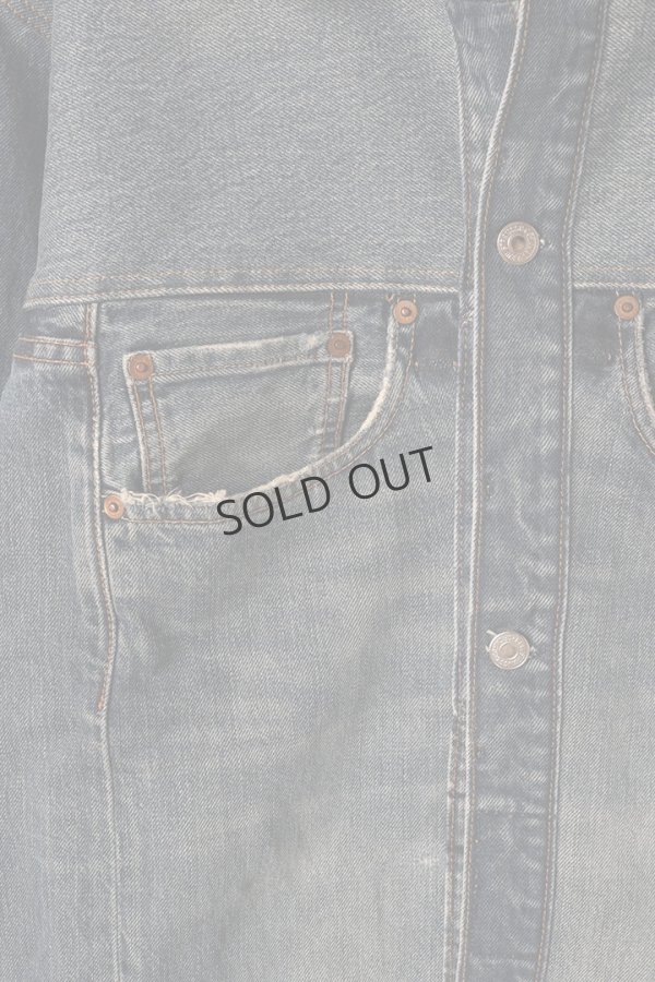 画像4: {SOLD}Jeanie Blue ジーニーブルー Standard Jacket／XLサイズ-A{-BEA} (4)