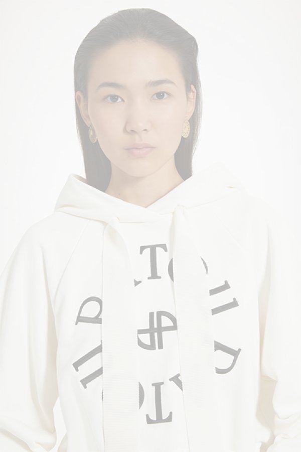 画像3:  {SOLD} PATOU パトゥ オーガニックコットン製メダリオンフーディー{-BDS} (3)