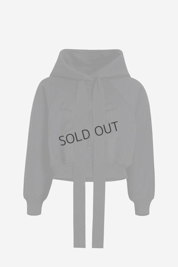 画像2: {SOLD}PATOU パトゥ オーガニックコットン製メダリオンフーディー{-BDA} (2)