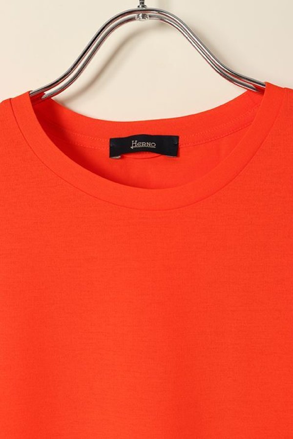 画像2: 【 30%OFF セール26,400円→18,480円】 HERNO ヘルノ クレープジャージー Tシャツ{JG000166U520055300-BCS} (2)