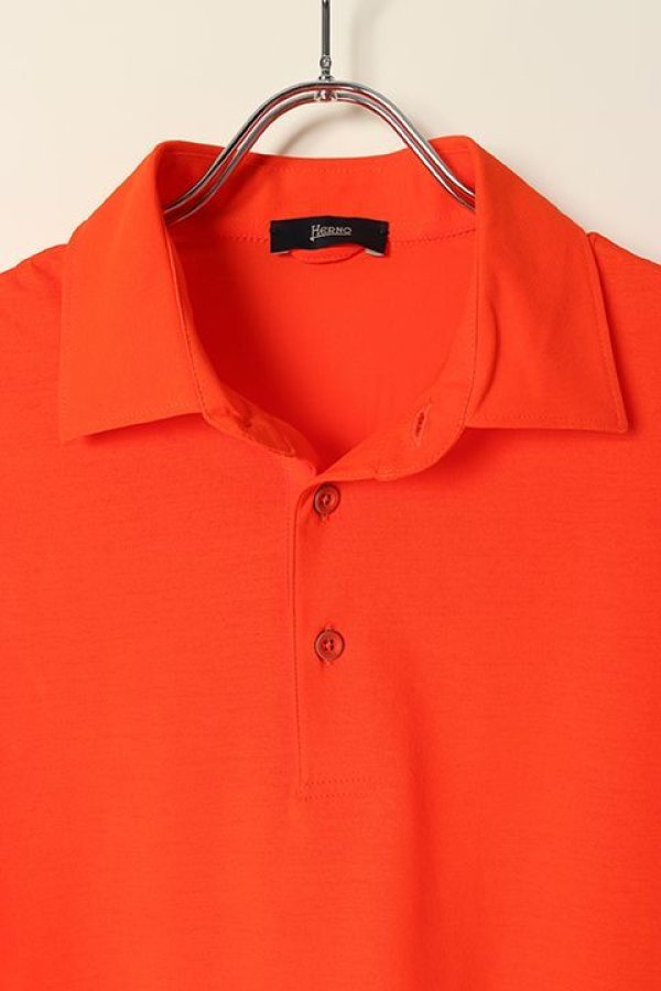 画像3: 【 30%OFF セール30,800円→21,560円】 HERNO ヘルノ クレープジャージー ポロシャツ{JPL00115U520055300-BCS} (3)