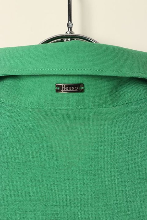 画像5: 【 30%OFF セール30,800円→21,560円】 HERNO ヘルノ クレープジャージー ポロシャツ{JPL00115U520057410-BCS} (5)