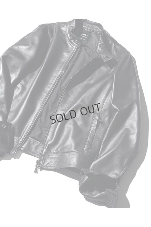 画像2: EMMETI エンメティ JURI GUNMETAL NAPPA CERATA{-BFS} (2)