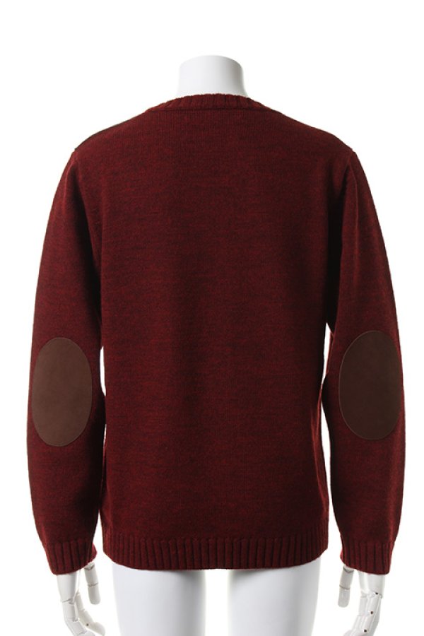 画像2: 【 30%OFF セール30,800円→21,560円】 AKM エイケイエム wool / cow army knit{-ACA} (2)