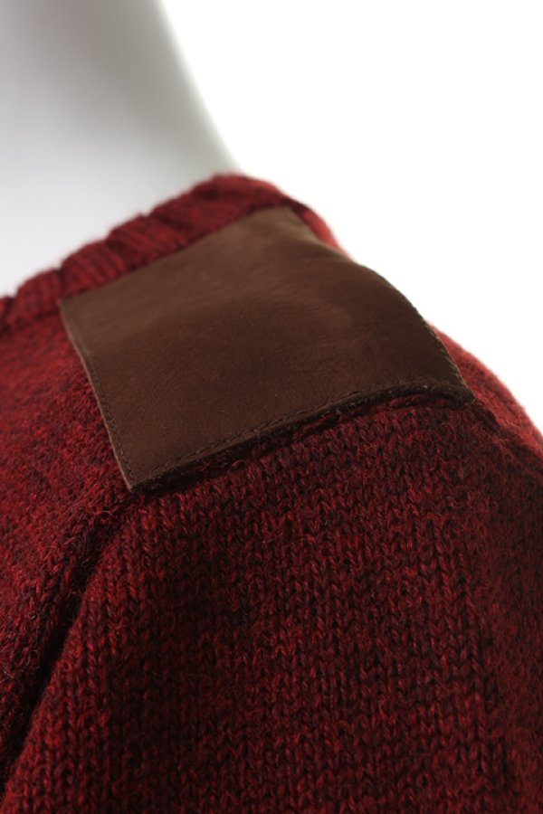 画像3: 【 30%OFF セール30,800円→21,560円】 AKM エイケイエム wool / cow army knit{-ACA} (3)