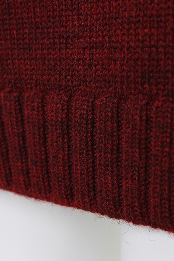 画像4: 【 30%OFF セール30,800円→21,560円】 AKM エイケイエム wool / cow army knit{-ACA} (4)