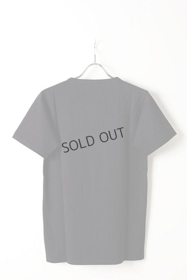 画像2: {SOLD}T' ティー "SEA ISLAND COTTON" LUXSIC 100％(20/1) Key Neck Short Sleeve BASIC{K01-BLK-AIS} (2)