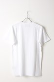 画像2: {SOLD}T' ティー "SEA ISLAND COTTON" LUXSIC 100％(20/1) Key Neck Short Sleeve BASIC{K01-WHT-AIS} (2)