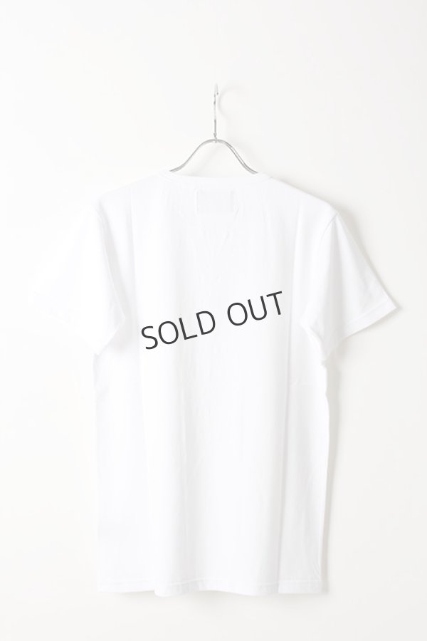 画像2: {SOLD}T' ティー "SEA ISLAND COTTON" LUXSIC 100％(20/1) Key Neck Short Sleeve BASIC{K01-WHT-AIS} (2)