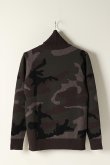 画像5: AKM エイケイエム CASHWOOL CAMO TURTLE NECK{-AEA} (5)