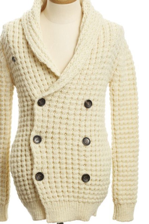 画像4: 【 30%OFF セール85,800円→60,060円】 AKM エイケイエム ENGLISH WOOL SHAWL P COAT{-AEA} (4)