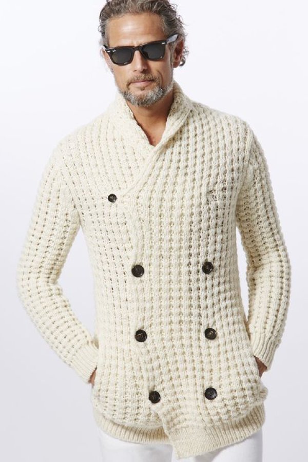 画像6: 【 30%OFF セール85,800円→60,060円】 AKM エイケイエム ENGLISH WOOL SHAWL P COAT{-AEA} (6)