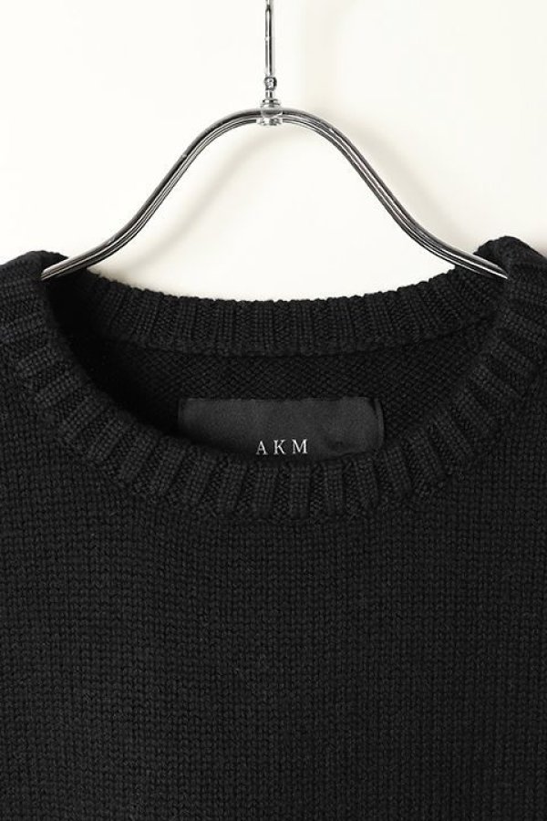 画像4: 【 30%OFF セール44,000円→30,800円】 AKM エイケイエム CASHWOOL CABLE CREW{-AFA} (4)