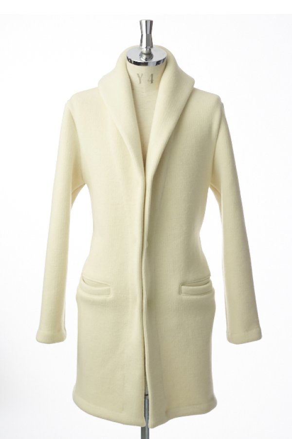 画像2: 【 30%OFF セール148,500円→103,950円】 AKM エイケイエム SPONGE MERINO【PLAIN】 SHAWL GOWN{-AHA} (2)