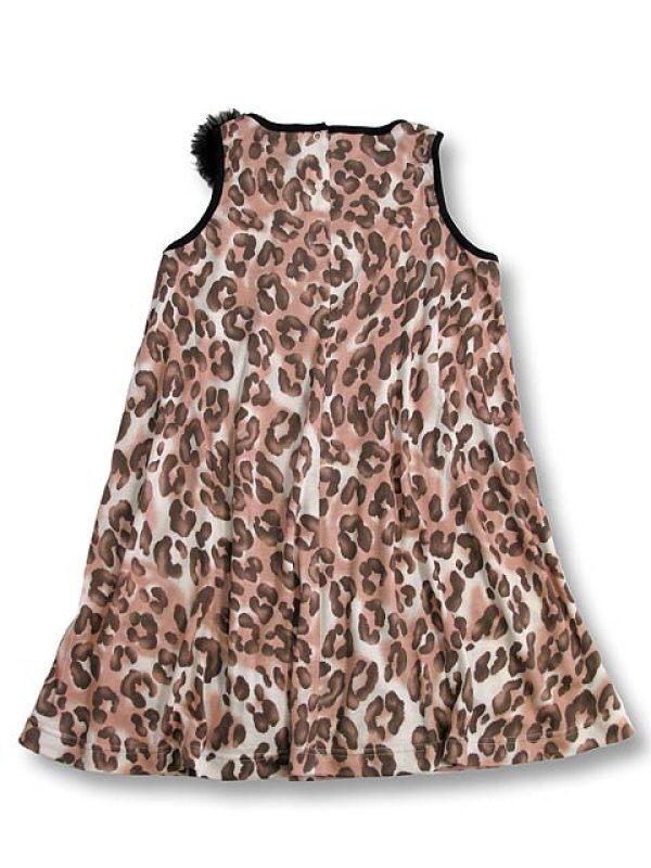 画像2: ★KIDS/BABY★ Kaon カオン レオパードワンピース キッズサイズ110cm{-} (2)