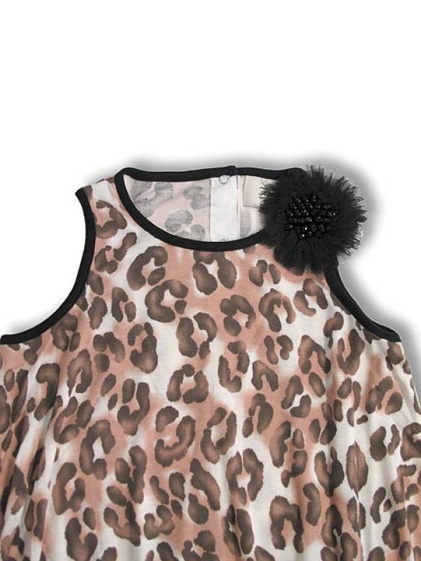 画像3: ★KIDS/BABY★ Kaon カオン レオパードワンピース キッズサイズ110cm{-} (3)