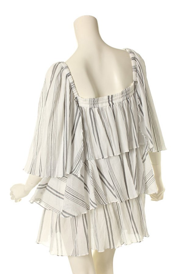 画像3: Kaon カオン KNIT COTTON FRILL CREW1{-AGS} (3)