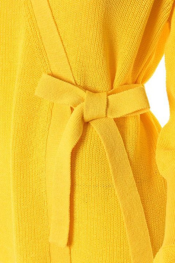 画像4: 【 50%OFF セール35,200円→17,600円】 Kaon カオン KNIT WRAP CARDIGAN{-AHS} (4)