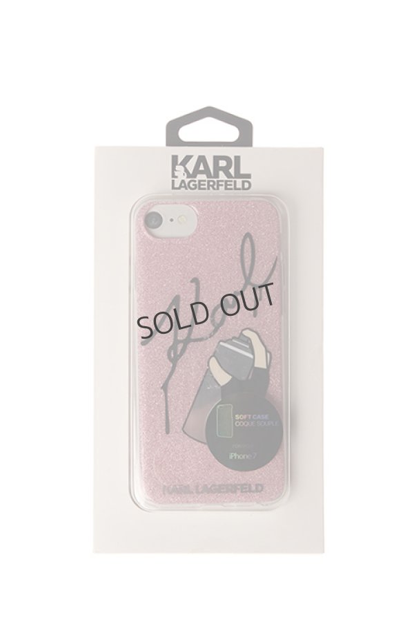 画像1: {SOLD}KARL. LAGERFELD カール ラガーフェルド iPhone7 CASE{-AHS} (1)