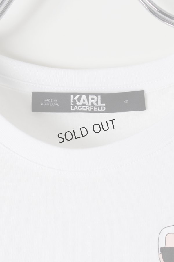 画像2: {SOLD}KARL. LAGERFELD カール ラガーフェルド T-SHIRTS{-AIS} (2)