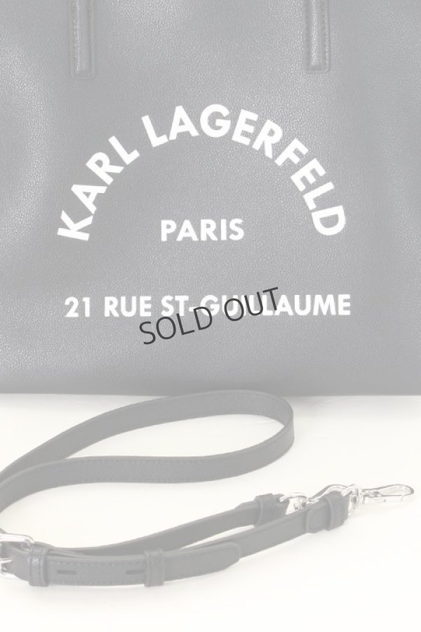 画像4: {SOLD}KARL. LAGERFELD カール ラガーフェルド TOTE{-AIS} (4)