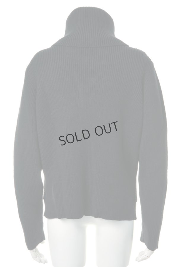 画像2: {SOLD}KRIS VAN ASSCHE クリスヴァンアッシュ ZIPPED KNITTED CARDIGAN{112KN0146-0133-999-} (2)