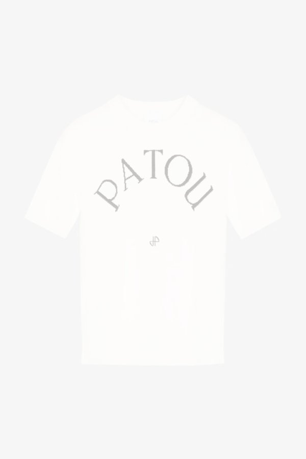 画像3:   PATOU パトゥ エコフレンドリーコットンブレンド パトゥ ジャカードニット トップ{-BDA} (3)