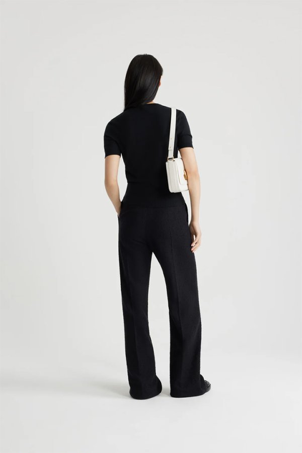 画像4: 【 30%OFF セール75,900円→53,130円】 PATOU パトゥ エコフレンドリーコットンブレンド パトゥ ジャカードニット トップ{-BDA} (4)