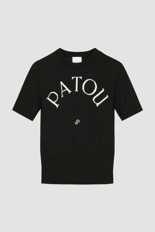 画像5: 【 30%OFF セール75,900円→53,130円】 PATOU パトゥ エコフレンドリーコットンブレンド パトゥ ジャカードニット トップ{-BDA} (5)