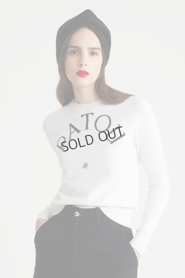 画像1: {SOLD}PATOU パトゥ パトゥ ウールブレンドジャンパ{-BDA} (1)