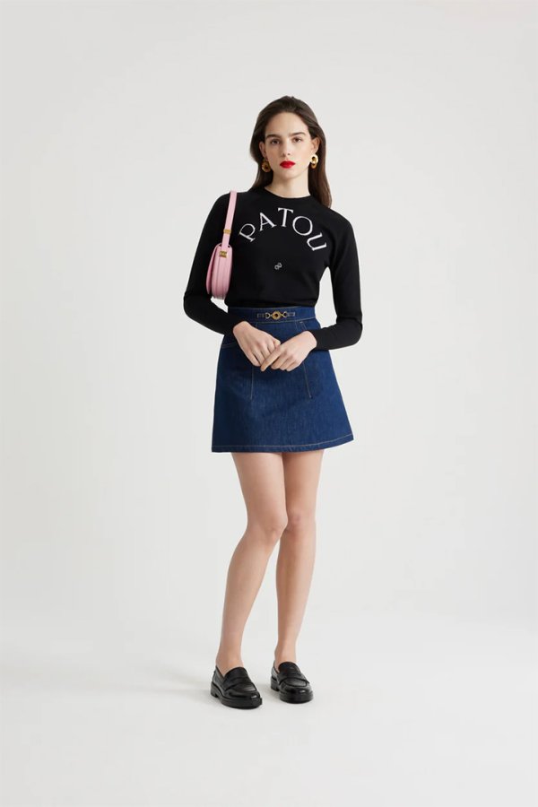 画像3: 【 30%OFF セール107,800円→75,460円】 PATOU パトゥ パトゥ ウールブレンドジャンパ{-BDA} (3)