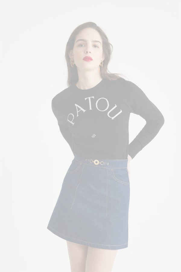 画像6:  {SOLD} PATOU パトゥ パトゥ ウールブレンドジャンパ{-BDA} (6)