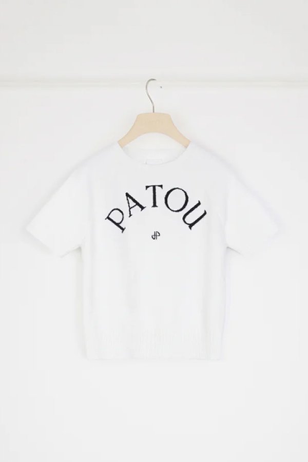 画像3: 【 30%OFF セール86,900円→60,830円】 PATOU パトゥ コットンブレンド パトゥジャカードニットトップ{-BDS} (3)