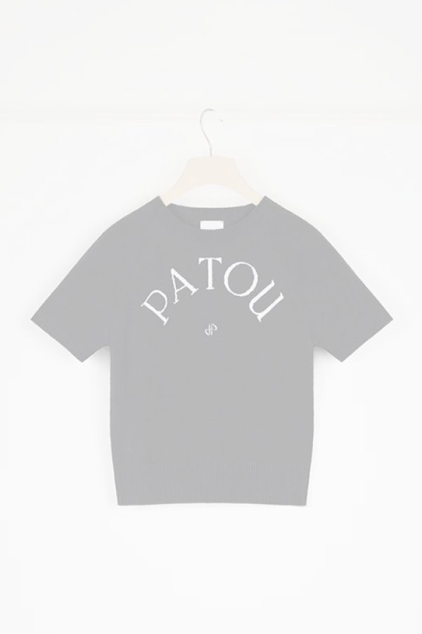画像4:  {SOLD} PATOU パトゥ コットンブレンド パトゥジャカードニットトップ{-BDS} (4)