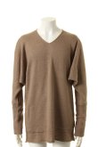 画像1: kiryuyrik キリュウキリュウ Dolman V Neck Knit{KP-HK07-108-2BRW-ADA} (1)