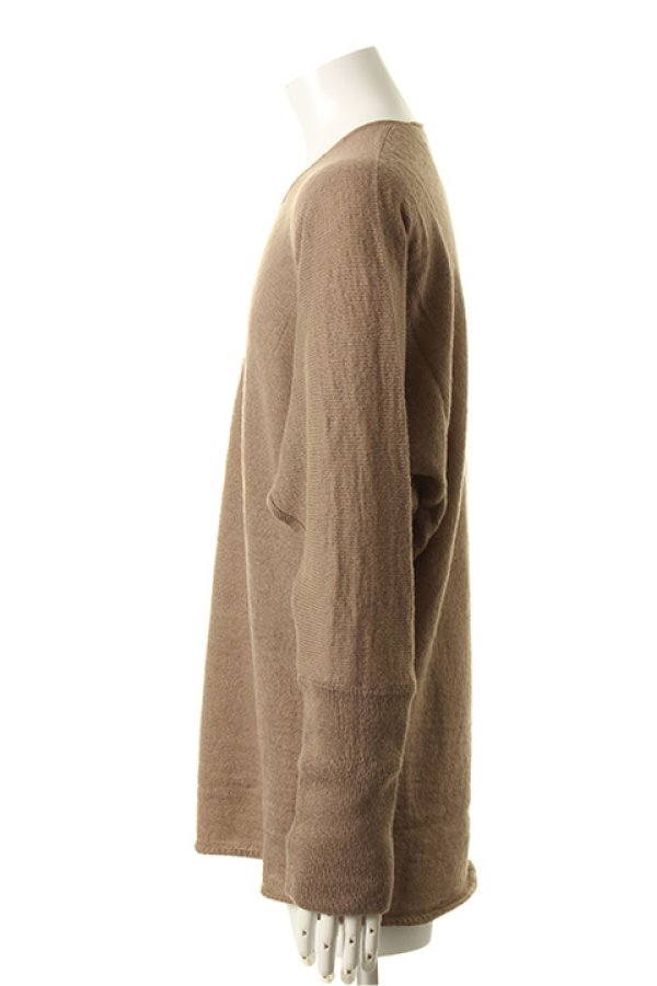 画像3: 【 50%OFF セール37,400円→18,700円】 kiryuyrik キリュウキリュウ Dolman V Neck Knit{KP-HK07-108-2BRW-ADA} (3)