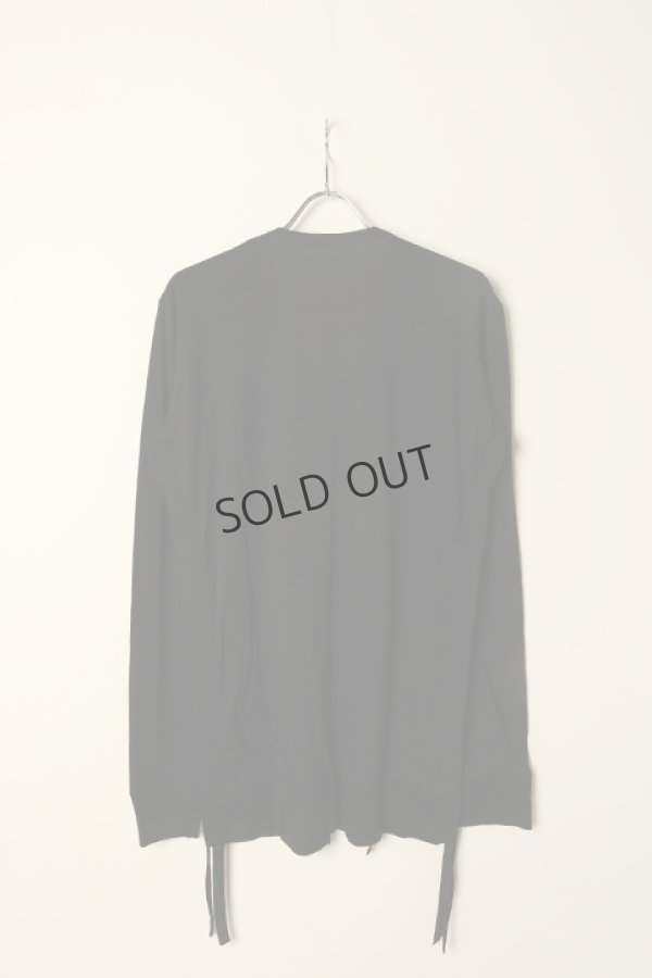 画像5: {SOLD}kiryuyrik キリュウキリュウ サイドシャーリングリブT{-BCA} (5)