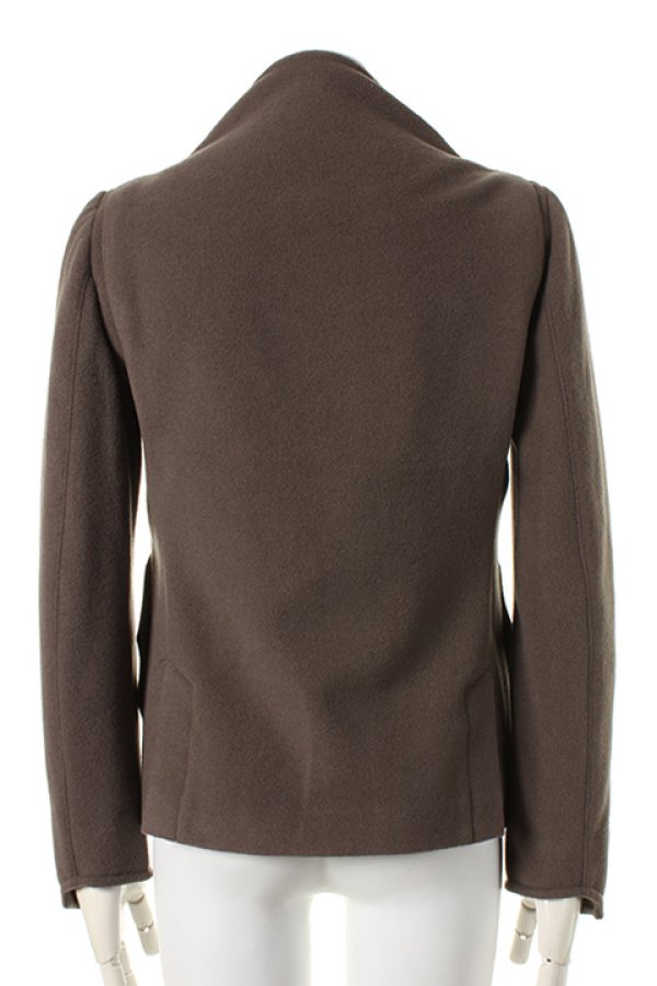 画像3: 【 50%OFF セール70,400円→35,200円】 kiryuyrik キリュウキリュウ Lamb Mossa Lapel Short Jacket{KT-HJ05-104-1KHA-AEA} (3)