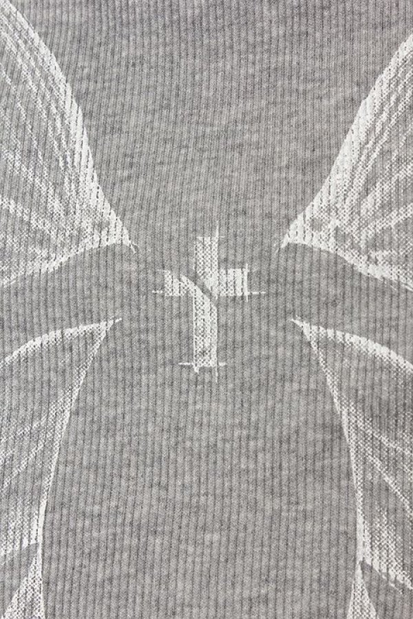 画像5: 【 50%OFF セール14,300円→7,150円】 【underbar 15th Exclusive】kiryuyrik キリュウキリュウ Drape Neck T-Shirts{KX-HT13KAI-15UBCHOPT-2GRY-AFS} (5)