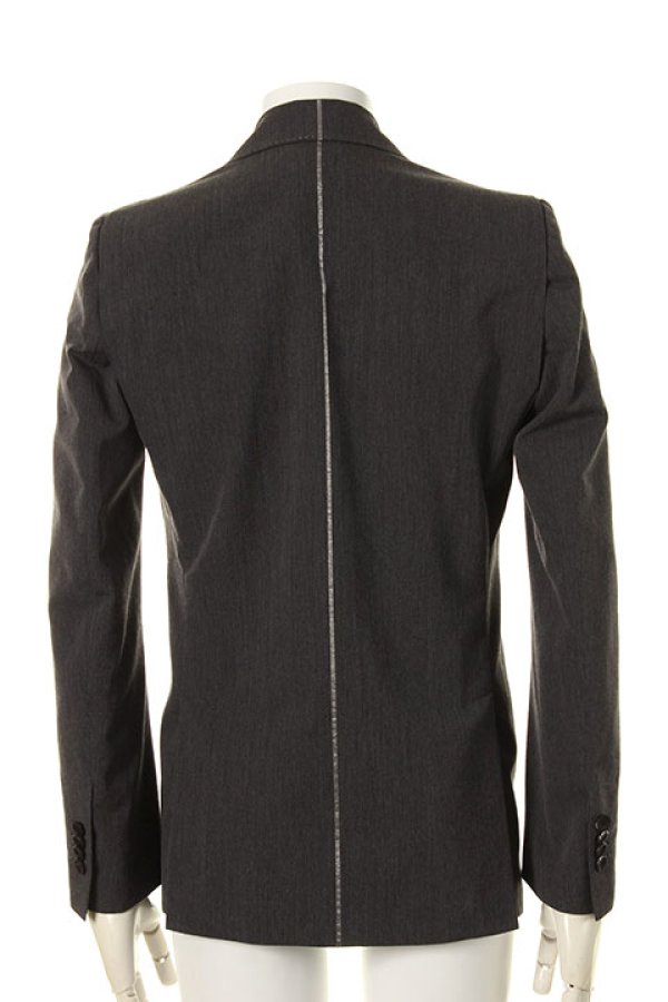 画像3: 【 50%OFF セール77,000円→38,500円】 kiryuyrik キリュウキリュウ Silver925 Wooly Wool Gaba Jacket{KZ-HJ10-102-1GRY-AGS} (3)