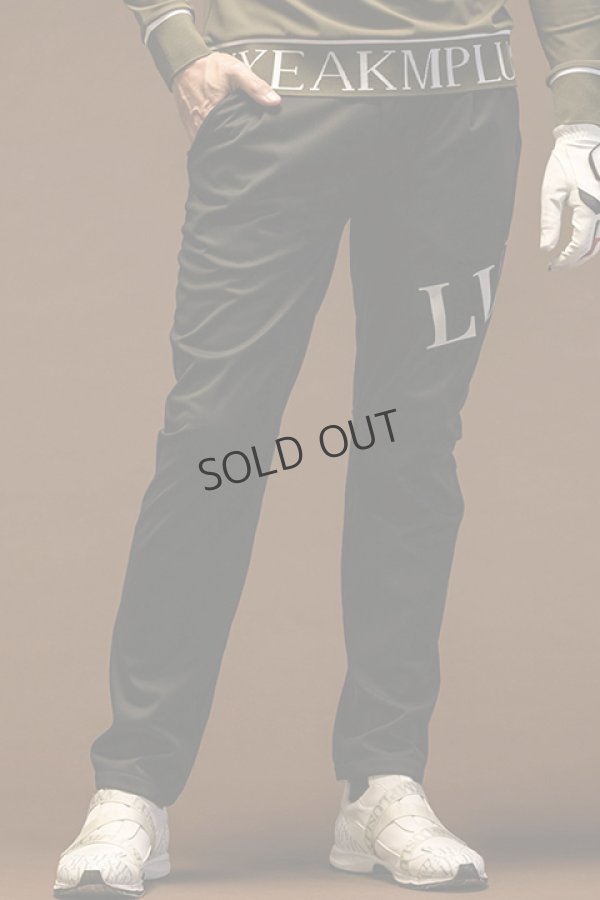 画像3: LUXEAKMPLUS リュクスエイケイエムプラス ゴルフ ビッグロゴ防風ロングパンツ{-BDA} (3)