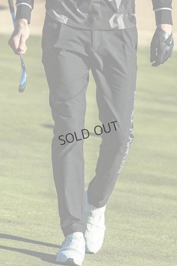 画像3: {SOLD}LUXEAKMPLUS リュクスエイケイエムプラス ゴルフ サイドロゴグラフェンストレッチロングパンツ{-BDA} (3)