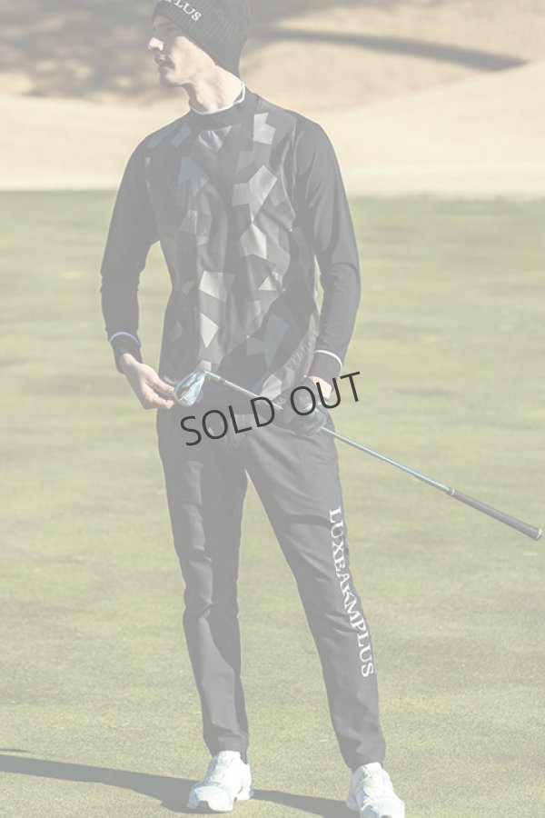 画像5: {SOLD}LUXEAKMPLUS リュクスエイケイエムプラス ゴルフ サイドロゴグラフェンストレッチロングパンツ{-BDA} (5)