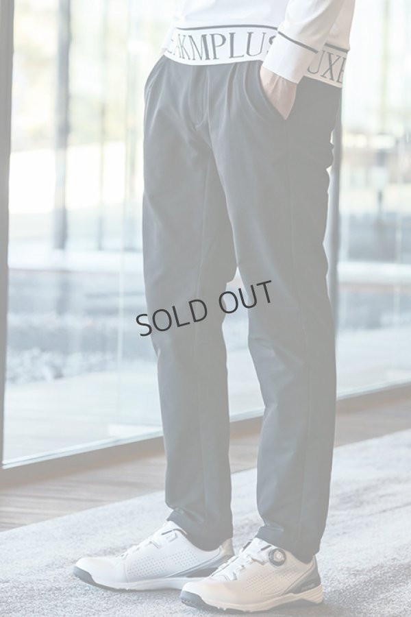画像3: {SOLD}LUXEAKMPLUS リュクスエイケイエムプラス ゴルフ 防風ヘムロゴストレッチロングパンツ{-BDA} (3)