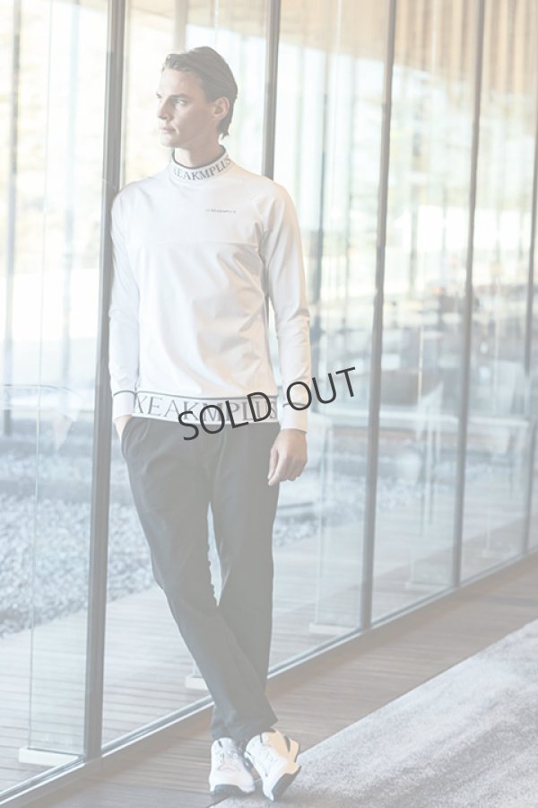 画像6: {SOLD}LUXEAKMPLUS リュクスエイケイエムプラス ゴルフ 防風ヘムロゴストレッチロングパンツ{-BDA} (6)