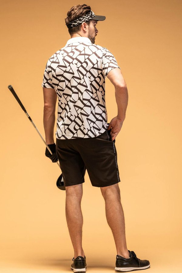 画像9: LUXEAKMPLUS リュクスエイケイエムプラス ゴルフ サイドラインショーツ(撥水 / UVカット){-BES} (9)