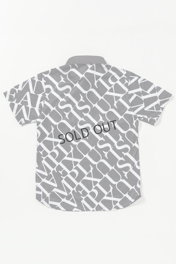 画像12: LUXEAKMPLUS リュクスエイケイエムプラス ゴルフ ダイアゴナルパターン半袖ポロシャツ(吸水速乾){-BES} (12)