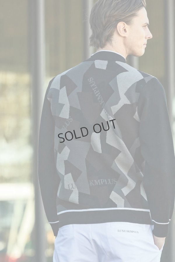画像3: {SOLD}LUXEAKMPLUS リュクスエイケイエムプラス ゴルフ カモ柄モックネックニット{-BDA} (3)